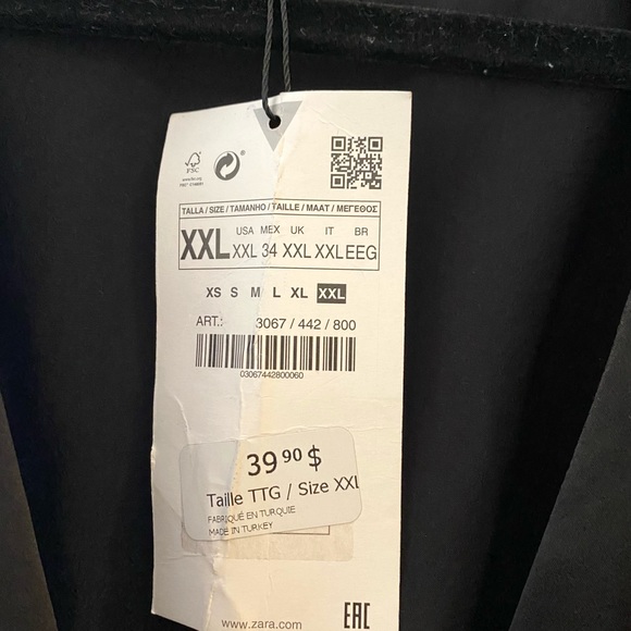 ZARA: Satin crop top - Picture 4 of 4